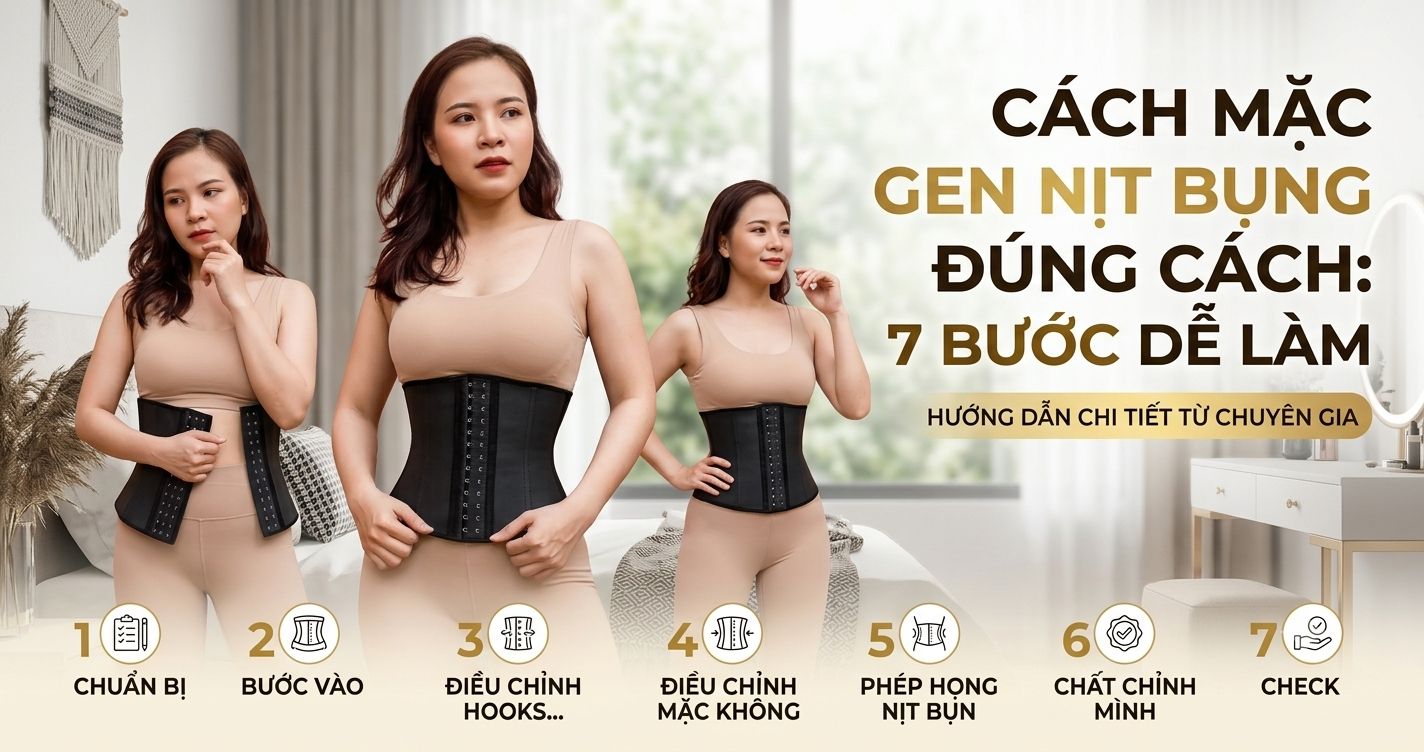 Cách mặc gen nịt bụng